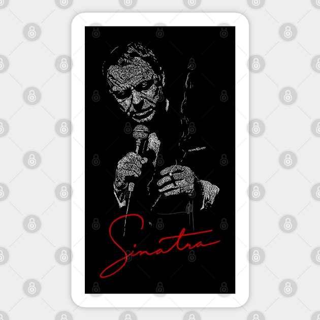 Sinatra Sticker by Jun Pagano